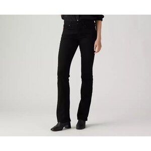 Levis 315 Shaping Bootcut Black Denim Women's Jeans Size 30